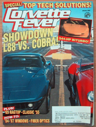 CORVETTE FEVER 1993 JAN - 427 COBRA vs L88, '84-88 WINDOWS, '55 CLASSIC,'65 L79